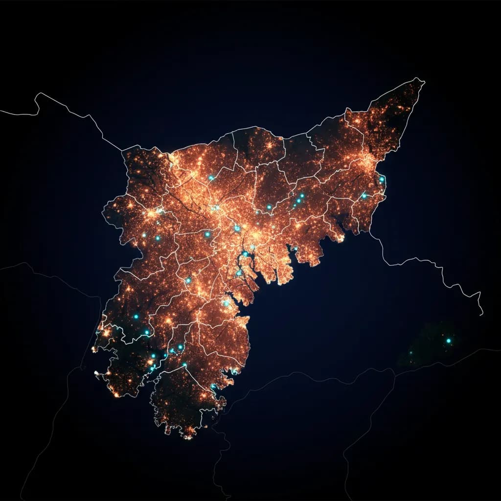 Bihar sports database map overview
